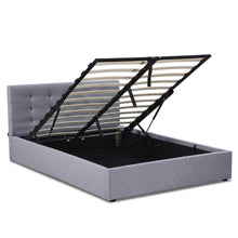 Load image into Gallery viewer, Abigail Double Gas Lift Bed Frame - Grey
