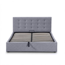 Load image into Gallery viewer, Abigail Double Gas Lift Bed Frame - Grey