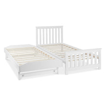 Load image into Gallery viewer, new_22765_hobson_single_wooden_trundle_bed_frame_-_white_3_f8c67a72-742c-4193-9935-5389a9bcf6fe
