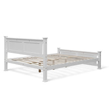 Load image into Gallery viewer, new_22617_davraz_queen_wooden_bed_frame_-_white-4_a4e51d36-d4d6-45ca-9d43-8e1c7390acb9