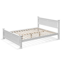 Load image into Gallery viewer, new_22617_davraz_queen_wooden_bed_frame_-_white-2_2687f98f-8298-4498-a18b-933d3bb4828c