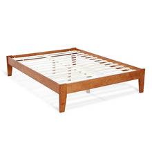 Load image into Gallery viewer, tb_21478_meri_double_wooden_bed_frame_-_oak_2