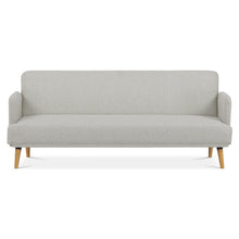 Load image into Gallery viewer, Silverton 3 Seater Sofa Bed - Light Grey