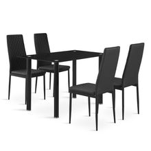 Load image into Gallery viewer, Benjamin 5 Piece 1.2m Dining Set - Black
