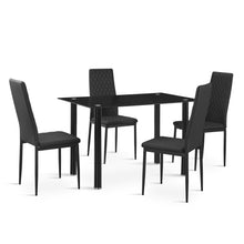 Load image into Gallery viewer, Benjamin 5 Piece 1.2m Dining Set - Black