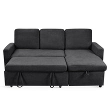 Load image into Gallery viewer, Amy 3 Seater Sofa Bed with Storage - Dark Grey