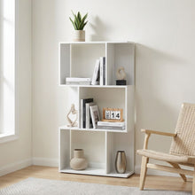 Load image into Gallery viewer, 22024-namak-3-tier-bookshelf-display-shelf-white-2602251