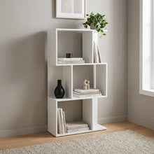 Load image into Gallery viewer, 22024-namak-3-tier-bookshelf-display-shelf-white-2602254