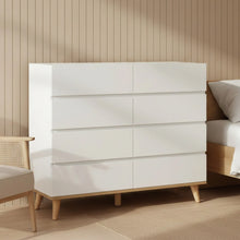 Load image into Gallery viewer, Hudson 8 Drawers Lowboy - White