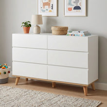 Load image into Gallery viewer, Hudson 6 Drawers Lowboy - White