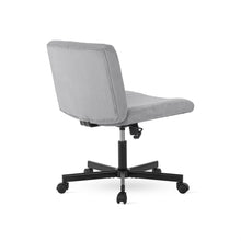 Load image into Gallery viewer, Lukas Cross Legged Office Chair - Light Grey