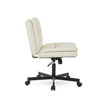 Load image into Gallery viewer, Israel Cross Legged Office Chair - Ivory
