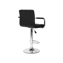 Load image into Gallery viewer, Lois Bar Stool with PU Leather - Set of 2 - Black