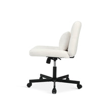 Load image into Gallery viewer, Aiden Swivel Office Chair with Lumbar Cushion - White