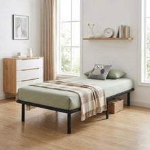 Load image into Gallery viewer, 23019-graham-single-metal-bed-frame-black-2602264