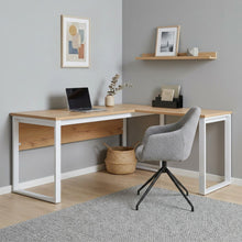 Load image into Gallery viewer, 22539-nakia-computer-corner-desk-oak-2602274