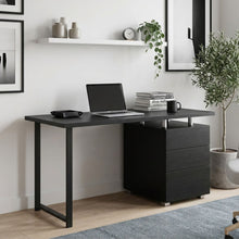Load image into Gallery viewer, 22686-karter-computer-desk-with-drawers-black-2602272