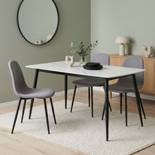 Load image into Gallery viewer, Adley Matt Ceramic Dining Table 140 x 80cm  - White