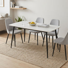 Load image into Gallery viewer, Adley Matt Ceramic Dining Table 160 x 80cm - White