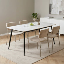Load image into Gallery viewer, Adley Matt Ceramic Dining Table 160 x 80cm - White