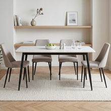 Load image into Gallery viewer, Adley Matt Ceramic Dining Table 160 x 80cm - White