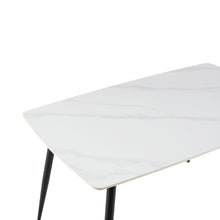 Load image into Gallery viewer, Adley Matt Ceramic Dining Table 160 x 80cm - White