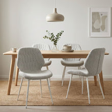 Load image into Gallery viewer, River Fabric Dining Chair - Set of 4 - Light Grey
