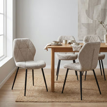 Load image into Gallery viewer, Nori Fabric Dining Chair - Set Of 4 - Light Brown
