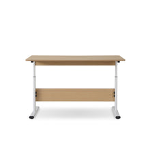 Load image into Gallery viewer, Hector 120cm Height-Adjustable Computer Desk - Maple + White