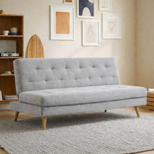 Load image into Gallery viewer, Camden 3 Seater Sofa Bed with Storage - Grey