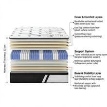 Load image into Gallery viewer, 22916-deluxe-pro-pocket-spring-mattress-king-single-202603063