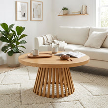 Load image into Gallery viewer, Yardley Round Coffee Table 90cm - Oak