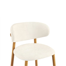 Load image into Gallery viewer, Indigo Fabric Bar Stool - Set of 2 - Beige