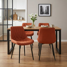Load image into Gallery viewer, Payton Fabric Dining Chair - Set of 4 - Orange