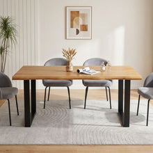Load image into Gallery viewer, 23866-bryce-dining-table-180-x-90cm-oak-black-2603095
