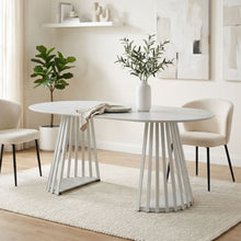 Load image into Gallery viewer, Kieran Oval Dining Table 180 x 90cm - White