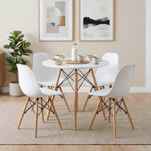 Load image into Gallery viewer, Cena 5 Piece Round Dining Set - White