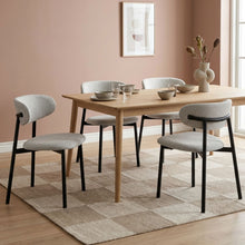 Load image into Gallery viewer, 23914-merrit-fabric-dining-chair-set-of-4-light-grey-202603093