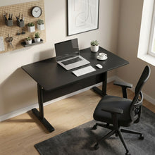 Load image into Gallery viewer, Hector 100cm Height-Adjustable Computer Desk - Black
