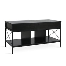 Load image into Gallery viewer, Vault Lift-Top Storage Coffee Table - Black
