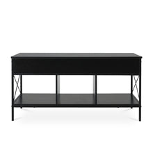 Load image into Gallery viewer, Vault Lift-Top Storage Coffee Table - Black