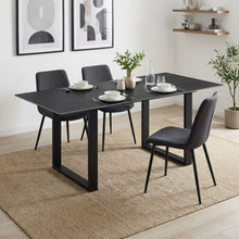 Load image into Gallery viewer, Ainsley 180 X 90cm Ceramic Dining Table - Golden Black