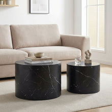Load image into Gallery viewer, 23599-leslie-round-side-table-set-of-2-black-2603116