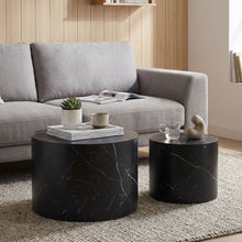 Load image into Gallery viewer, 23599-leslie-round-side-table-set-of-2-black-2603111