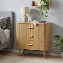 Load image into Gallery viewer, Atlantic 3 Drawers Tallboy - Natural