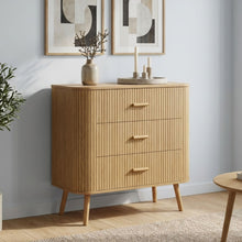 Load image into Gallery viewer, Atlantic 3 Drawers Tallboy - Natural