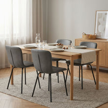 Load image into Gallery viewer, Darius Velvet Dining Chairs - Set of 4 - Dark Grey