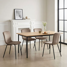 Load image into Gallery viewer, Darius Velvet Dining Chairs - Set of 4 - Taupe