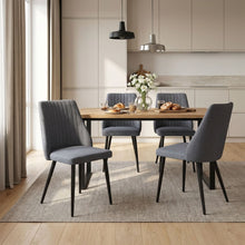 Load image into Gallery viewer, Eldon Linen Dining Chair - Set of 4 - Dark Grey