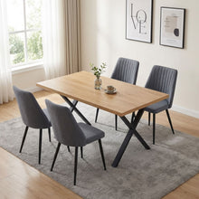 Load image into Gallery viewer, Eldon Linen Dining Chair - Set of 4 - Dark Grey